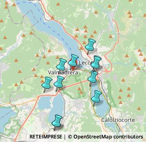 Mappa Via delle Rose, 23864 Malgrate LC, Italia (3.17909)