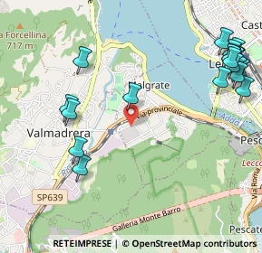 Mappa Via delle Rose, 23864 Malgrate LC, Italia (1.3985)