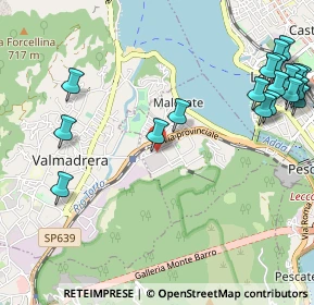 Mappa Via delle Rose, 23864 Malgrate LC, Italia (1.4165)