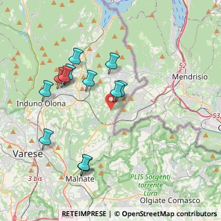 Mappa Strada Provinciale 3 della Elvetia, 21059 Viggiù VA, Italia (3.81583)