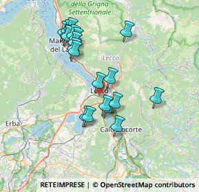 Mappa Via Belvedere, 23864 Malgrate LC, Italia (6.811)