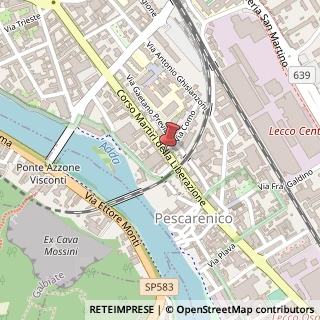 Mappa Corso Martiri della Liberazione, 122, 23900 Lecco, Lecco (Lombardia)
