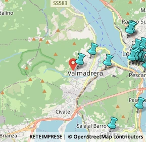 Mappa Via Giovanni Pascoli, 23868 Valmadrera LC, Italia (3.02667)