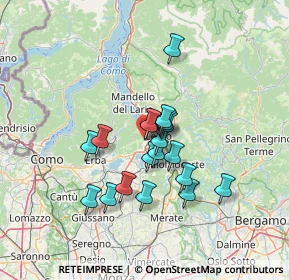 Mappa Via Giovanni Pascoli, 23868 Valmadrera LC, Italia (10.46474)