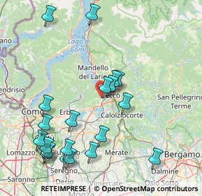 Mappa Via Giovanni Pascoli, 23868 Valmadrera LC, Italia (18.0155)