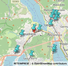 Mappa Via Lecco, 23868 Valmadrera LC, Italia (2.365)