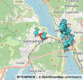 Mappa Via Lecco, 23868 Valmadrera LC, Italia (1.984)