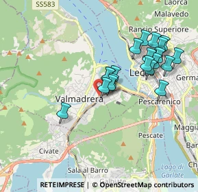 Mappa Via Lecco, 23868 Valmadrera LC, Italia (1.7355)