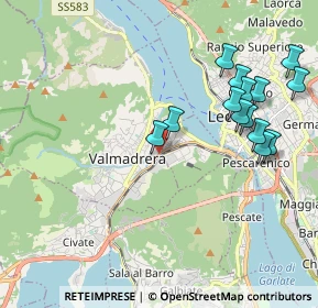 Mappa Via Lecco, 23868 Valmadrera LC, Italia (2.12929)