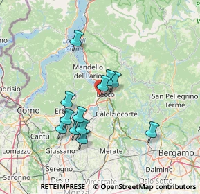 Mappa Via Lecco, 23868 Valmadrera LC, Italia (12.39083)