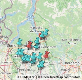 Mappa Via Lecco, 23868 Valmadrera LC, Italia (16.259)