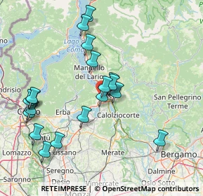 Mappa Via Lecco, 23868 Valmadrera LC, Italia (15.78474)