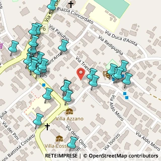 Mappa Via Giovan Battista Cossetti, 33083 Chions PN, Italia (0.13929)