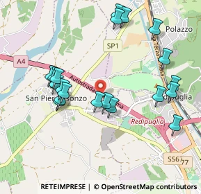 Mappa A4 Torino-Trieste, 34070 San Pier d'Isonzo GO, Italia (1.016)