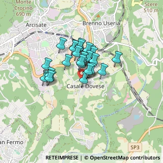 Mappa Via del Dovese, 21051 Arcisate VA, Italia (0.57407)