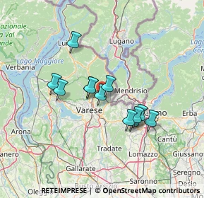 Mappa Via del Dovese, 21051 Arcisate VA, Italia (10.59917)