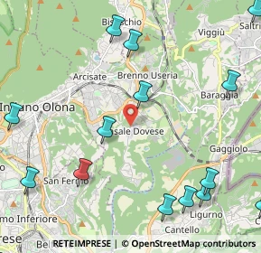Mappa Via del Dovese, 21051 Arcisate VA, Italia (3.33211)