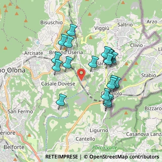 Mappa Via Bevera, 21059 Arcisate VA, Italia (1.634)
