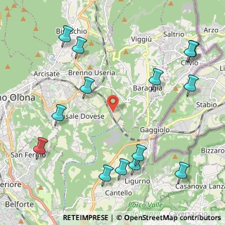 Mappa Via Bevera, 21059 Arcisate VA, Italia (2.68929)