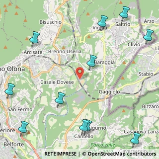 Mappa Via Bevera, 21051 Arcisate VA, Italia (3.22)