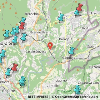 Mappa Via Bevera, 21059 Arcisate VA, Italia (3.5935)