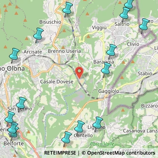 Mappa Via Bevera, 21059 Arcisate VA, Italia (3.586)