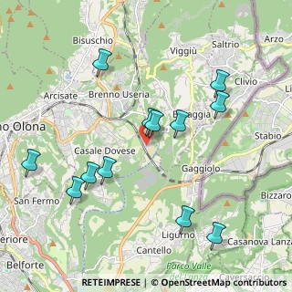 Mappa Via Bevera, 21059 Arcisate VA, Italia (2.0875)