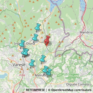 Mappa Via Bevera, 21059 Arcisate VA, Italia (4.01545)
