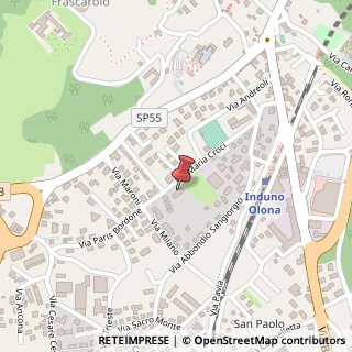Mappa Via Maria Croci, 29, 21056 Induno Olona, Varese (Lombardia)