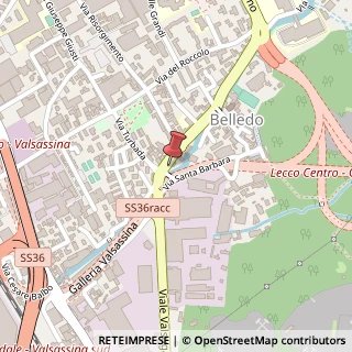 Mappa Via Tonio da Belledo, 4, 23900 Lecco, Lecco (Lombardia)