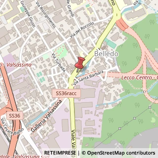 Mappa Via Tonio da Belledo, 8, 23900 Lecco, Lecco (Lombardia)