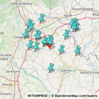 Mappa Via Bosco, 31028 Vazzola TV, Italia (6.927)