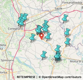 Mappa Via Bosco, 31028 Vazzola TV, Italia (6.71)