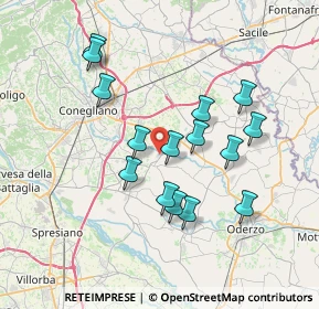 Mappa Via Cesare Battisti, 31028 Vazzola TV, Italia (6.62933)