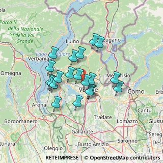 Mappa Via Carbonin, 21100 Varese VA, Italia (10.883)