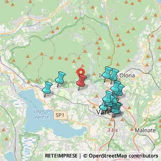 Mappa Via Carbonin, 21100 Varese VA, Italia (3.872)