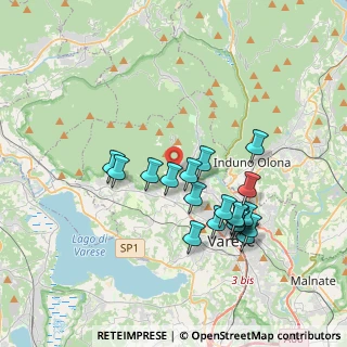 Mappa Via Carbonin, 21100 Varese VA, Italia (3.39368)
