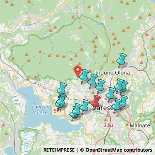 Mappa Via Carbonin, 21100 Varese VA, Italia (4.075)