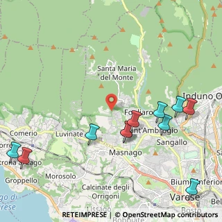 Mappa Via Carbonin, 21100 Varese VA, Italia (2.52455)