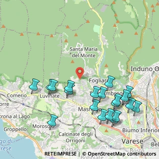 Mappa Via Carbonin, 21100 Varese VA, Italia (2.362)