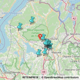 Mappa Via Carbonin, 21100 Varese VA, Italia (5.43455)