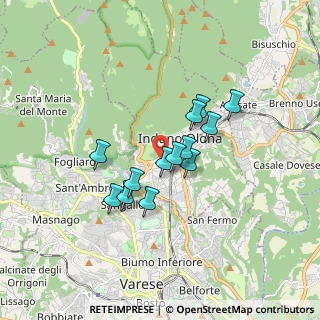 Mappa Via Maroni, 21056 Induno Olona VA, Italia (1.27769)