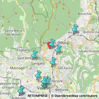 Mappa Via Maroni, 21056 Induno Olona VA, Italia (2.64182)