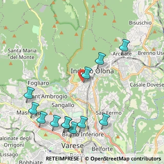 Mappa Via Maroni, 21056 Induno Olona VA, Italia (2.51333)