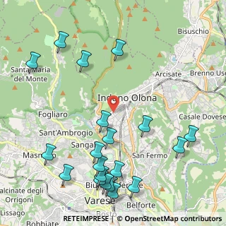 Mappa Via Maroni, 21056 Induno Olona VA, Italia (2.648)