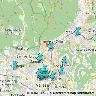 Mappa Via Maroni, 21056 Induno Olona VA, Italia (2.54071)