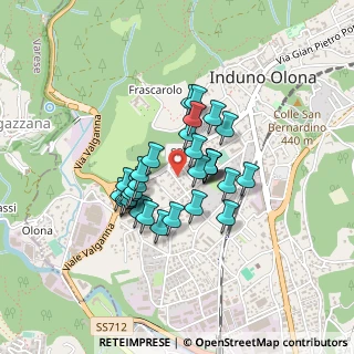 Mappa Via Maroni, 21056 Induno Olona VA, Italia (0.307)