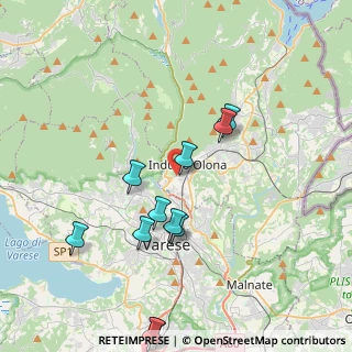 Mappa Via Maroni, 21056 Induno Olona VA, Italia (4.14091)