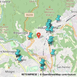Mappa Via Maroni, 21056 Induno Olona VA, Italia (1.0885)