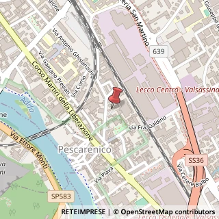Mappa Via Antonio Ghislanzoni, 63, 23900 Lecco, Lecco (Lombardia)